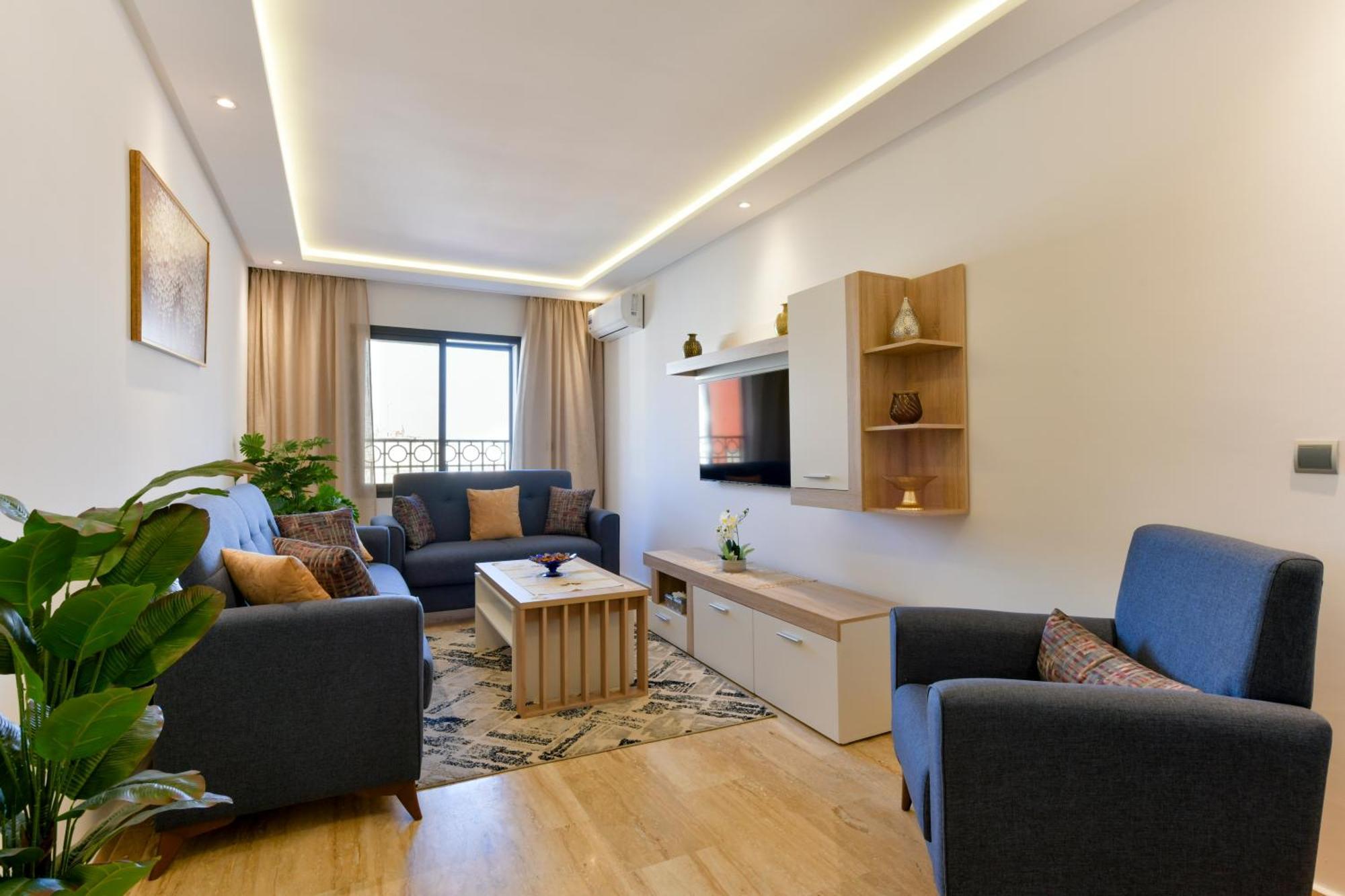 Appartement Charmant & Cozy - Centre Ville De Рабат Екстериор снимка